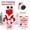 E6-B, variant on Animated Handstand Dancing Santa Claus Plush Toy Electric Singing Upside Down Christmas Ornament with Music Fun Breakdancing Twerking Stuffed Animal for Kids Holiday Party,B