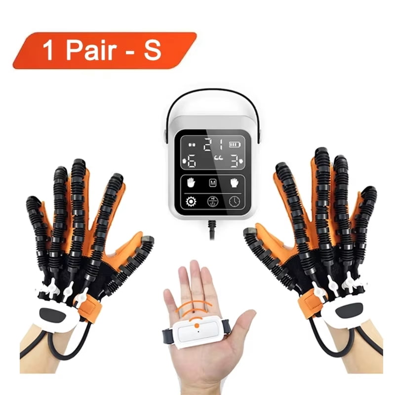 Rehabilitation Robot Gloves Upgrade Hemiplegia Hand Stroke Recovery Equipment For Arthritis Stroke Hemiplegia Patients, Right Hand, XL