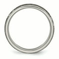 thumbnail image 2 of Titanium 8mm Laser Design Polished Band Size 10, 2 of 3