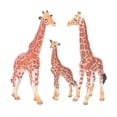 thumbnail image 2 of Giraffe Family Action Figure Set, Simulation Decorative Giraffe Figurines  For Kids Presents, 2 of 8