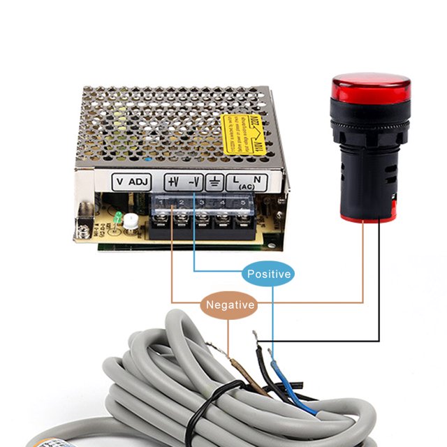 LJC18A3-B-Z/BX, Sensor Inductivo Estable Y Duradero, Estándar Firme Confiable Para Objetos Metálicos Cable Grueso