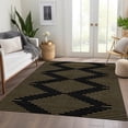 thumbnail image 6 of Addison Rugs Mayfield Premium Machine Washable Transitional Geometric Black Rectangle Rug, 3' x 5', 6 of 6