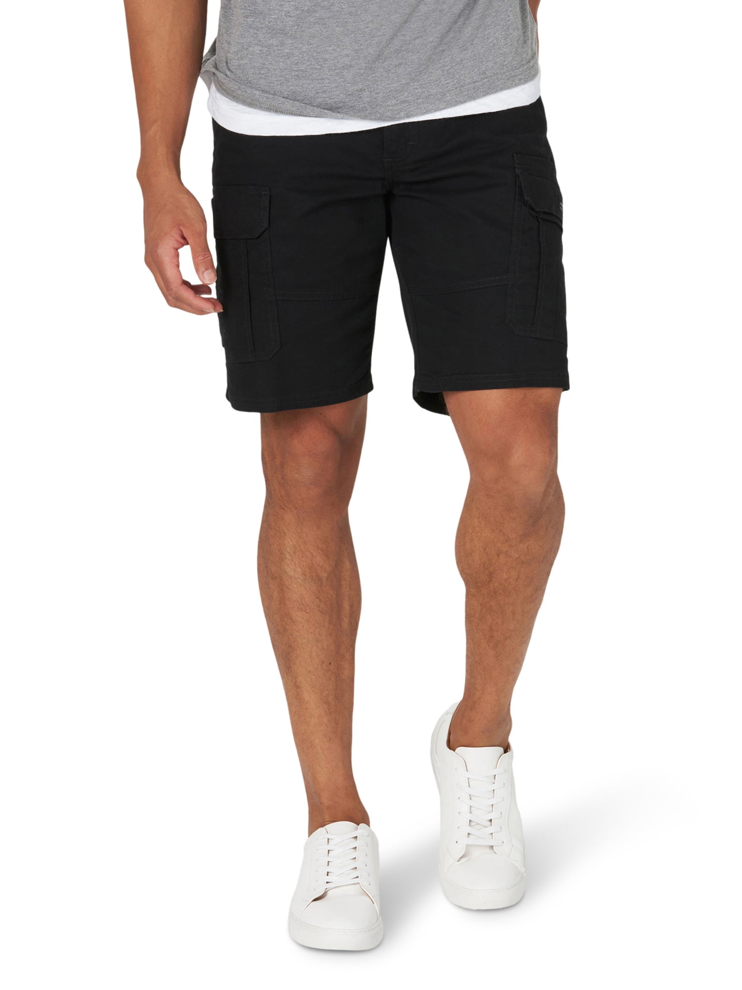 X-Future Mens Casual Multi-Pockets Loose Cotton Military Ripstop Camo Print Cargo Shorts 