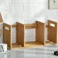 thumbnail image 3 of Raindrops  Countertop Telescopic Storage Rack Expandable Desktop Bookshelf, 3 of 8