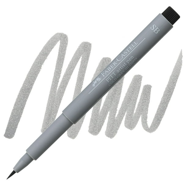 FaberCastell Pitt Artist Pen Cold Gray III, Soft Brush Nib