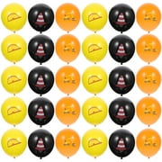 Eease 30Pcs Construction Themed Balloons Party Latex Balloons Birthday Decorations