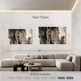 thumbnail image 3 of Elephant Stock Elephant Up Close Wall Art - Horizontal Multi Panel Canvas - Living Room Wall Decor - Animal Multi Panel - Brown And Beige Decor - 65" x 42", 3 of 4