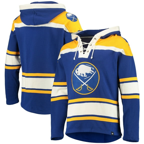 Men's '47  Royal Buffalo Sabres Superior Lacer Hoodie