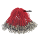 thumbnail image 1 of Paquete de 200 correas para teléfono móvil con cierre de langosta, correas de cordón, cierre de langosta, correa de cordón para joyería de teléfono móvil, unidades flash USB de 2,56 pulgadas (rojo), 1 of 5