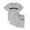 Grey&&100, variant on CONROSES Toddler Girls Outfits Letter Graphic Y2K Short Sleeve T Shirts Shorts Set for Kids, Sizes 5-6 Years