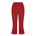 thumbnail image 5 of Noric Women's High Waisted Capri Leggings Skinny Fit Stretchy Workout Pants for Yoga Running Summer Activewear, 5 of 7