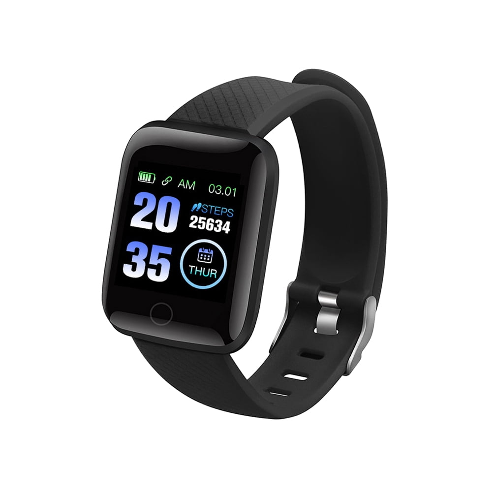Color TFT Screen Fitness Smartwatch with Heart Rate Monitor Waterproof