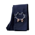 thumbnail image 2 of CYRBOKO Girls Athletic Leggings, Comfy Stretch Cotton Elastic Waist Skinny Bottoms Navy Size 10-12 T, 2 of 3