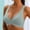 Mint Green, variant on Sports Bras for Women Front Closure Racerback Underwire Push Up Bra Push Up Bra Beige L