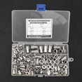 thumbnail image 1 of M3-M10 Rivet Nut Set, 160 Pcs/set Durable Practical Fastening Piece Set, For Industrial Accessories Industrial Hardware, 1 of 8