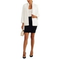 thumbnail image 2 of INSPIRE CHIC Faux Fur Coat for Women's with Pockets Long Sleeve Open Front Fluffy Jackets, 2 of 4
