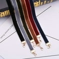 thumbnail image 2 of Simple Solid Color Velvet Strap Gothic Velvet Necklace, 2 of 2
