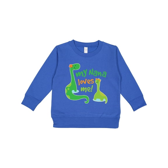 Inktastic My Nana Loves Me Grandson Toddler Sweatshirt