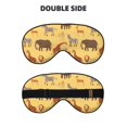 thumbnail image 2 of Naloa Cute Animals Print Sleep Mask for Sleeper, Light Blocking Sleeping Eye Mask for Women Men, Eye Shade with Adjustable Strap for Travel, Nap,Meditation, 2 of 7