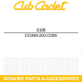 thumbnail image 5 of CUB CADET 490-200-C065 Air Filter Z Technical SC IP HW HW EZ EQ EQ Engine E, 5 of 8