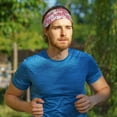 thumbnail image 5 of Square Cute Pig Pink Headbands for Women Men, Workout Elastic Sweat Band for Yoga Running Cycling Gym Exercise Non Slip Head Bands for Women's Hair, 5 of 5