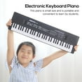 thumbnail image 4 of Teclado electrónico Teclado electrónico de música digital de 61 teclas para niños, piano eléctrico multifuncional para estudiantes de piano con función de micrófono, instrumento musical TOMSHOO Teclado electrónico, 4 of 6