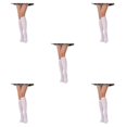 thumbnail image 2 of Sonducket Calcetines a rayas hasta el muslo por encima de la rodilla, calcetería cálida, juegos deportivos, calentadores de piernas, Día de San Type2 Sonducket CBP379968, 2 of 4