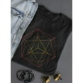 thumbnail image 3 of Triangle And Cube Artwork T-Shirt Women -Image by Shutterstock, Female Small, 3 of 4