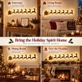thumbnail image 3 of Christmas Reindeer Santa Claus Wall LED Light Decoration, Warm LED Backlit Wall Hanging Decorative Night Light, Christmas Wall Decor for Living Room, Bedroom, Fireplace, 3 of 8