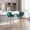 Green, variant on New 30 inch Set of 2 Bar Stools,with Chrome Footrest Velvet Fabric Counter Stool Golden Leg Simple High Bar Stool,CREAM