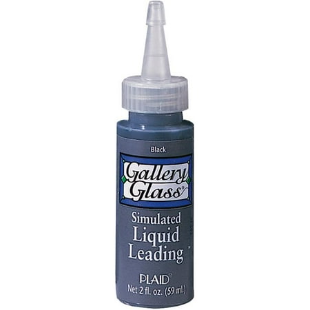 Gallery Glass Redi Lead - Gallery Glass Liquid Leading 2oz-Black
