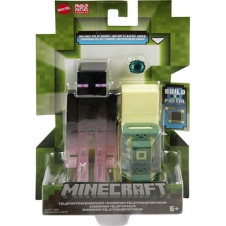 Mattel Minecraft Overworld Noob Adventure Pack Figures Accessories and Papercraft Blocks, Complete Play in a Box, Toy for Kids Ages 6 Years and Older : Toys & Games
