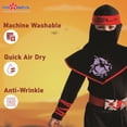 thumbnail image 4 of Disfraz Dress Up America Ninja Samurai Warrior Kids Rojo/Negro, 4 of 7