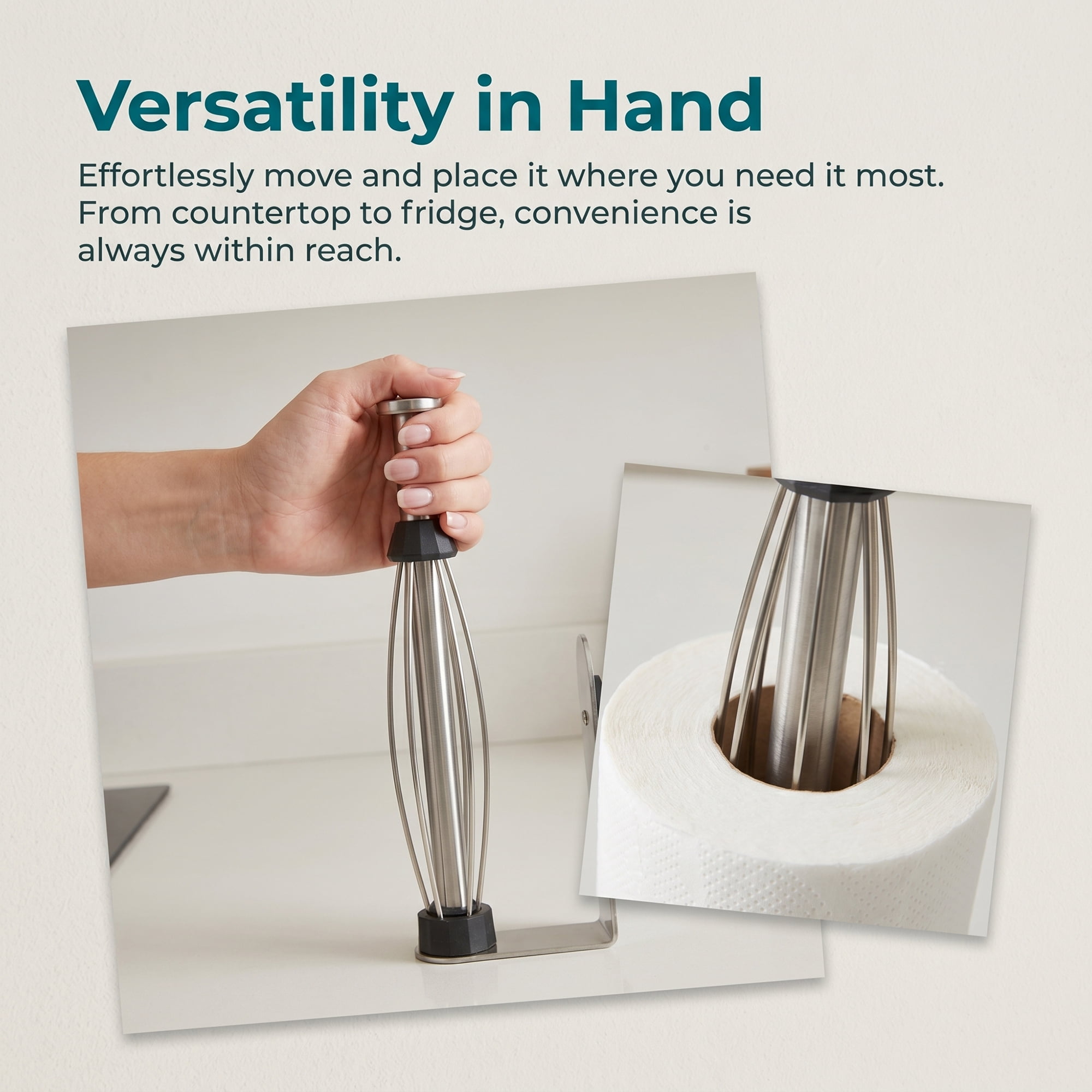 Unique Bargains Metal Magnetic Rustproof Under Cabinet Kitchen Rack Silver B 12.2" x 3.8"