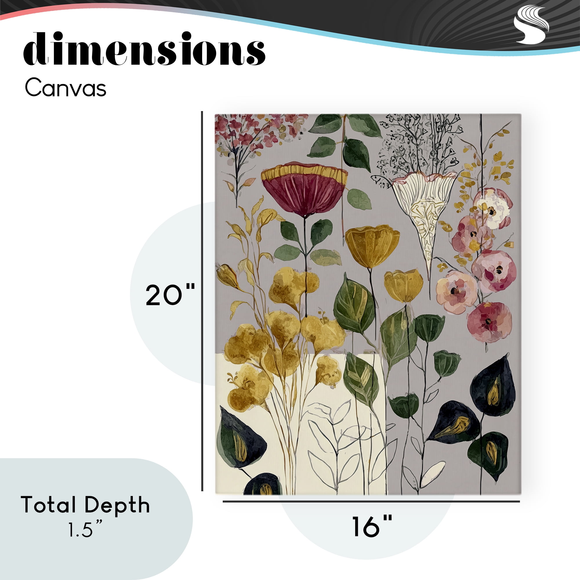 Playful Assumptions Foliage Canvas Wall Art, design by Annabelle Hall