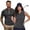 Black Leopard Print, variant on Palm Tree Matching Golf Shirts for Couples Womens Sleeveless Tennis Tank Tops Tropical Sunset Mens Short Sleeve Quick Dry Couple Activewear Set Moisture Wicking Golf Clothing
