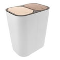 thumbnail image 4 of LEORX Kitchen Dual Bin Trash Container with Lid for Home Recycling and Food Waste, 4 of 8