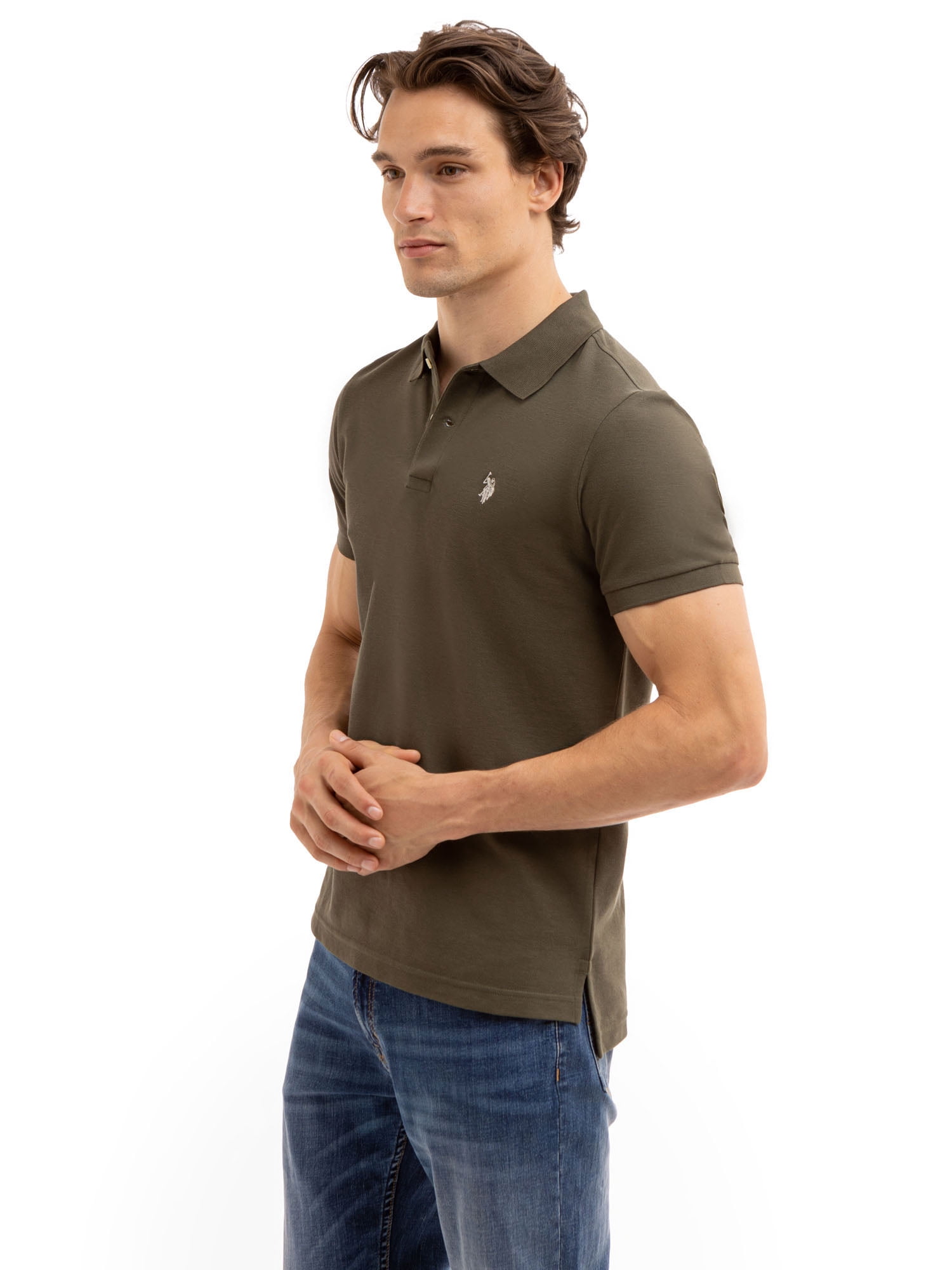 U.S. Polo Assn. Men's Performance Pique Polo Shirt