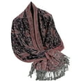 thumbnail image 1 of Bufandas de lana para mujer, suaves, alargadas, estilo étnico, chal cálido, bufanda con borlas de cachemira, bufanda acrílica para mujer, 1 of 2