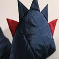thumbnail image 6 of fnnxnal Little Girls Dinosaur Padded Jacket - Navy, 5T, Warm Hooded Coat with Horns, Zip-Up Winter Outerwear for Toddlers, 6 of 9
