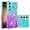 Blue, variant on Case for Samsung Galaxy S24 FE Case Glitter Sparkle Liquid Cute Phone Case Bling Moving Soft TPU Shockproof Protection Case for Samsung Galaxy S24 FE Gradient Turquoise