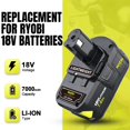 thumbnail image 2 of Batería VANON 18V 7.0Ah Paquete de 2 Reemplazo de Litio, 2 of 7