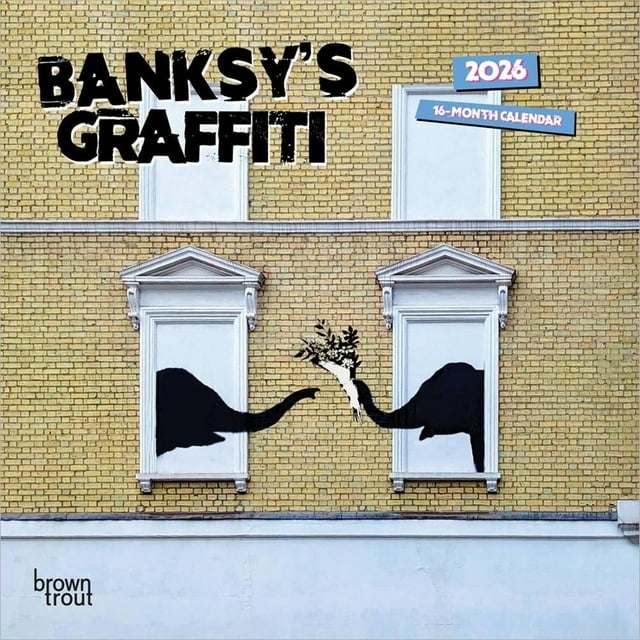 Calendario: Banksys Graffiti 2026 Mini 7X7