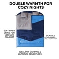 thumbnail image 3 of Oaskys Waterproof Double-Person Sleeping Bag with Storage Bag and Pillows – Extra Large 2 Person Insulated Sleeping Bag for Family Camping, 3 of 10
