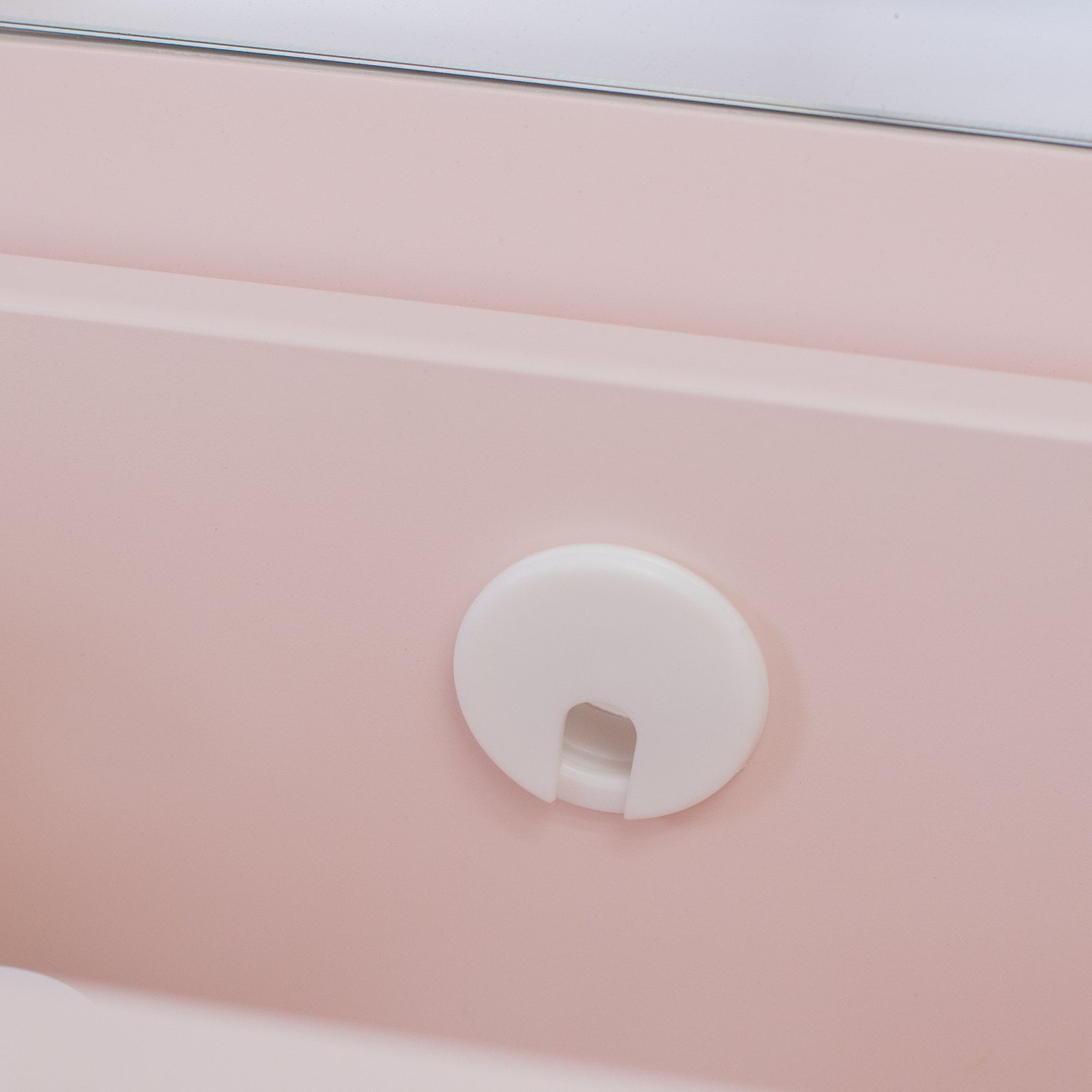 Linon Biltmore Vanity Set Blush Com