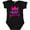 AB-Black, variant on Nap Queen, Crown, Stars - Pink Purple Girls Baby Bodysuit