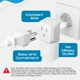 thumbnail image 3 of Ceptics CT-9C Continental European Travel Adapter Plug - Type C (3-Pack), 3 of 9