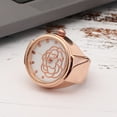 thumbnail image 3 of Quartz Ring Watch, Pattern Ring Watch, Alloy Valentine's Day Birthdays For Most Women Beautiful Girls Gold,Rose Gold, 3 of 8