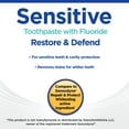 thumbnail image 4 of Equate Restore and Defend Sensitive Toothpaste, 3.4 oz, 4 of 9