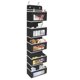 thumbnail image 1 of Over The Door Organizer,5-shelf Fabric Wall Mount Storage With Pvc Clear Window,over Door Hanging Organizer For Bathroom, 1 of 5